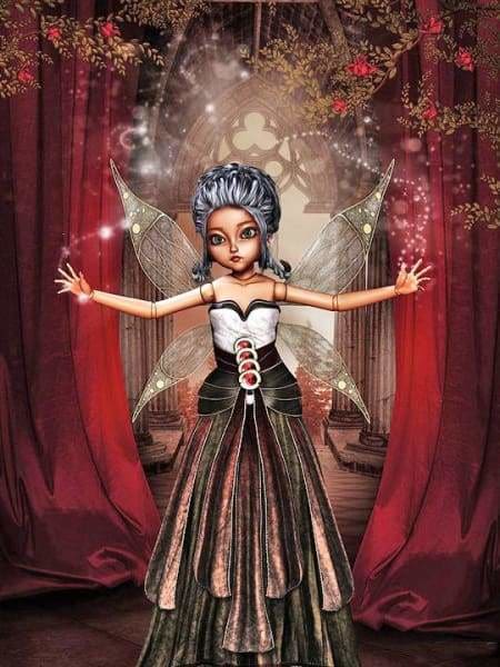 Fantasy Diamond Painting Kit - Enchanted Doll-Square 15x20cm- - Paint With Diamonds