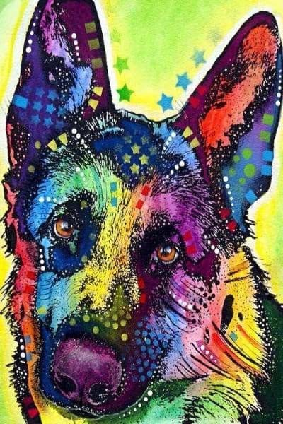 Colorful Dog Diamond Painting/ Diamond Painting Kit 