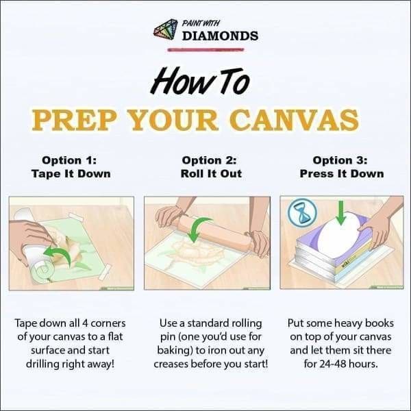 Christmas Diamond Painting Kit - Let It Snow-Square 20x30cm- - Paint With Diamonds