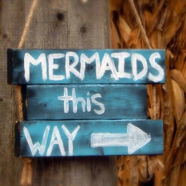 Mermaid Diamond Painting Kit - Mermaids This Way-Square 20x20cm- - Paint With Diamonds