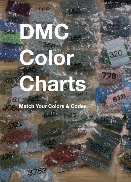 PWD Diamond Painting Log Book with DMC Charts [EBOOK] Workbook