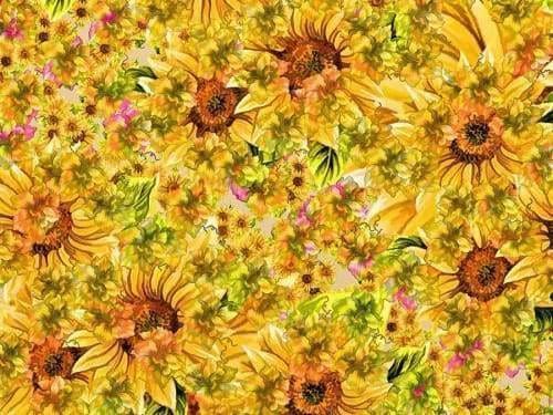 Nature Diamond Painting Kit - Sunflower Abstract-Square 15x20cm- - Paint With Diamonds