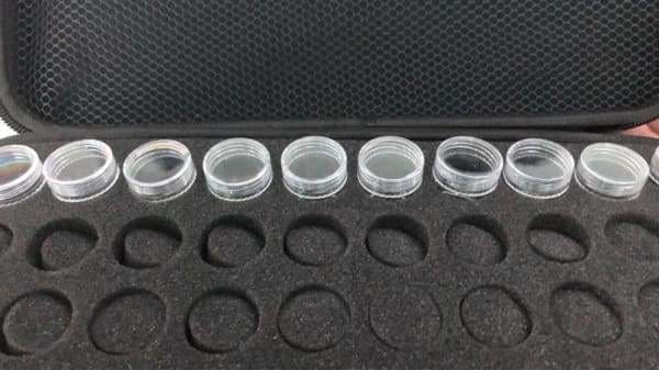 Diamond Painting Accessories - Travel Case (Includes 30 & 60 Containers)-Lime-60 Bottles-