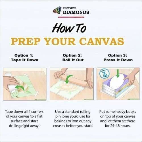 Tree Diamond Painting Kit - Tree Roots And Trunks-Square 40x20cm- - Paint With Diamonds