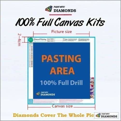 Tree Diamond Painting Kit - Tree Roots And Trunks-Square 40x20cm- - Paint With Diamonds