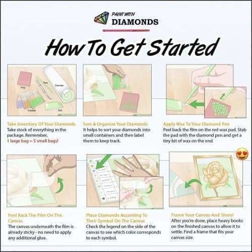 Tree Diamond Painting Kit - Tree Roots And Trunks-Square 40x20cm- - Paint With Diamonds