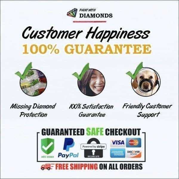 Jim Warren Diamond Painting Kit - What Dogs Dream-Square 40x20cm- - Paint With Diamonds